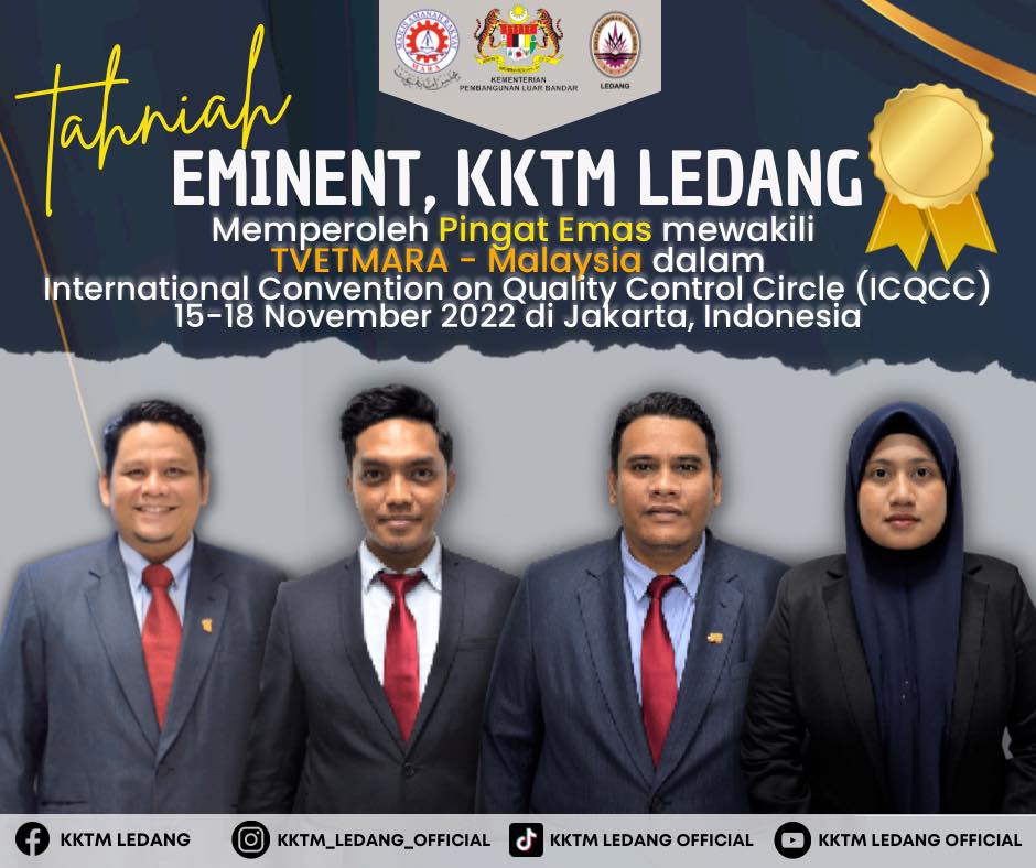 KKTM LEDANG BAWA PINGAT EMAS UNTUK MALAYSIA 