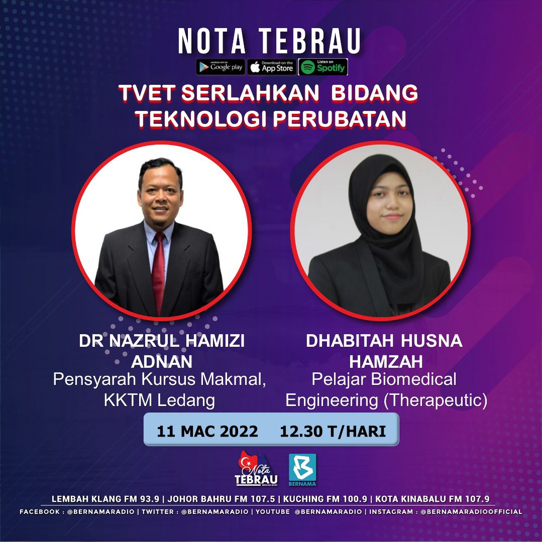 TVET Serlahkan Bidang Teknologi Bioperubatan